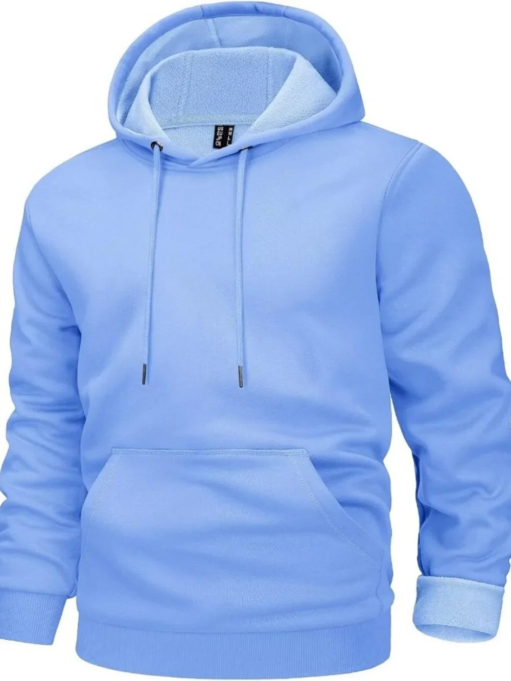 Men's Fleece Lined Active Hoodie, Casual Athletic Pullover with Kangaroo Pocket